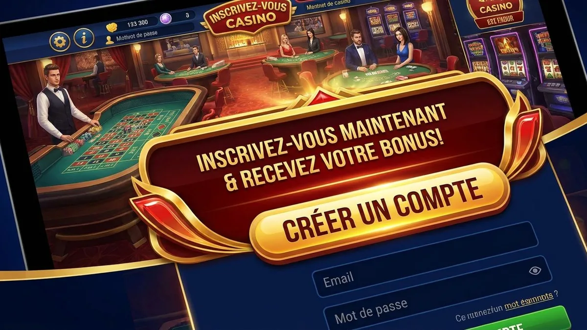 Inscription avec bonus